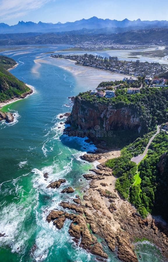 Knysna Heads aerial view