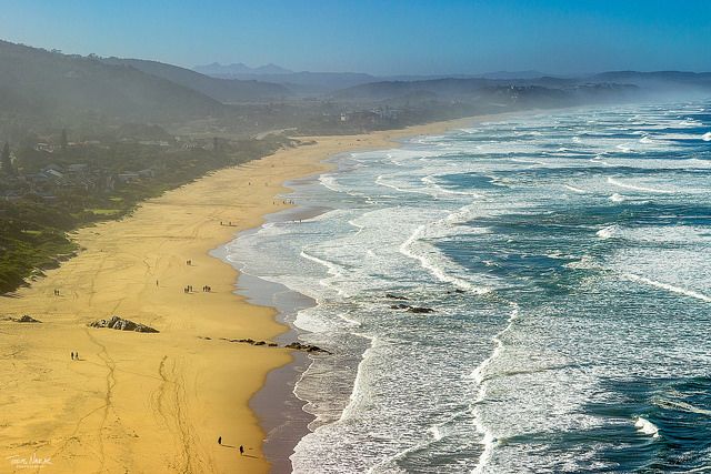 Wilderness Beach aerial Garden Route